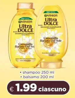 Acqua & Sapone GARNIER Ultra DOLCE shampoo balsamo offerta