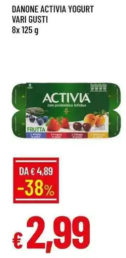 Galassia Danone activia yogurt offerta