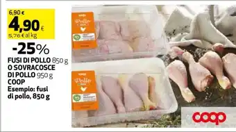 Coop FUSI DI POLLO o SOVRACOSCE DI POLLO COOP offerta