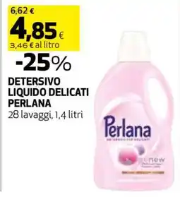 Coop Detersivo Liquido Delicati Perlana offerta