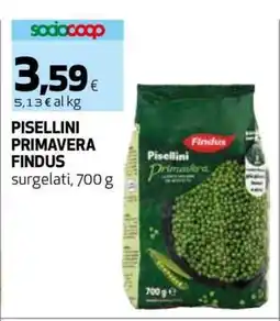 Coop Pisellini Primavera Findus offerta