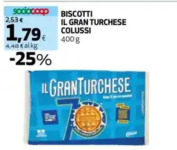 Coop Biscotti Il Gran Turchese Colussi offerta