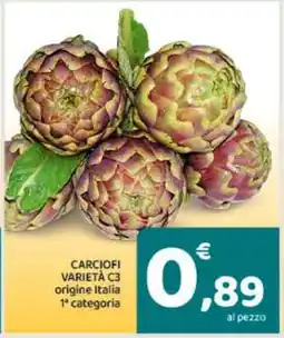 Conad Carciofi offerta