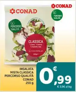 Conad Insalata Mista Classica Percorso Qualità Conad offerta