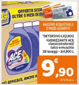Conad DETERSIVO LIQUIDO IGIENIZZANTE ACE offerta