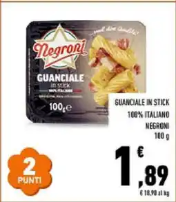 Conad Guanciale in Stick offerta
