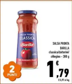 Conad Salsa Pronta Barilla offerta