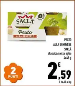 Conad PESTO ALLA GENOVESE SACLA offerta