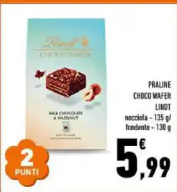 Conad PRALINE CHOCO WAFER LINDT offerta