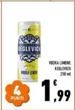 Conad VODKA LIMONE KEGLEVICH offerta