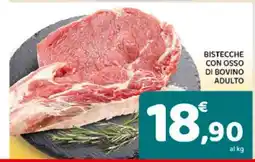 Conad BISTECCHE CON OSSO DI BOVINO ADULTO offerta