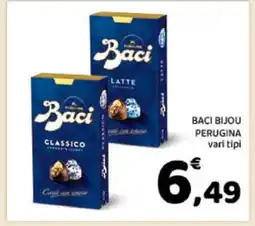 Conad Baci Bijou Perugina offerta