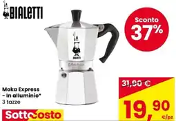 Despar BIALETTI Moka Express - In alluminio offerta