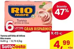 Despar Tonno all'Olio di Oliva Rio mare offerta