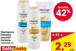 Despar Shampoo o balsamo Pantene offerta