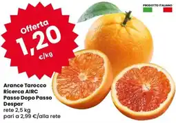 Despar Arance Tarocco Ricerca AIRC Passo Dopo Passo Despar offerta