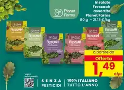 Despar Insalate Frescaah Planet Farms offerta