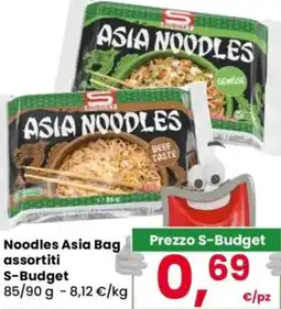 Despar Noodles Asia Bag S-Budget offerta