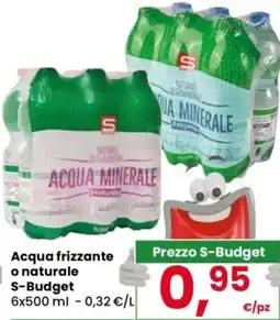 Despar Acqua frizzante o naturale S-Budget offerta