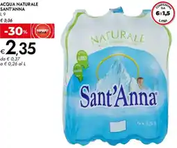 Bennet Acqua naturale SANT'ANNA offerta