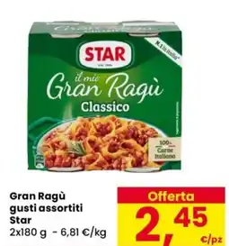 Despar Gran Ragù Star offerta