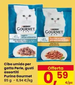 Despar Cibo umido per gatto Perle, Purina Gourmet offerta
