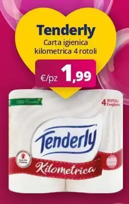 Acqua & Sapone Tenderly Carta igienica kilometrica 4 rotoli offerta