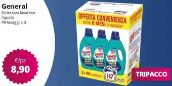 General Detersivo lavatrice liquido