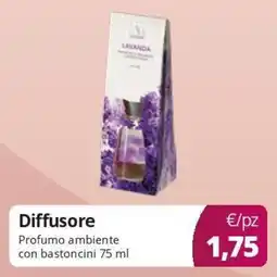 Acqua & Sapone Diffusore Profumo ambiente con bastoncini offerta