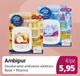 Acqua & Sapone Ambipur Deodorante ambiente elettrico Base + Ricarica offerta