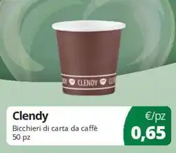 Acqua & Sapone Clendy Bicchieri di carta da caffè offerta