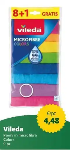 Acqua & Sapone Vileda Panni in microfibra Colors offerta