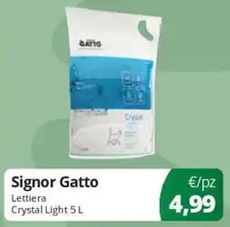 Acqua & Sapone Signor Gatto Lettiera Crystal Light offerta