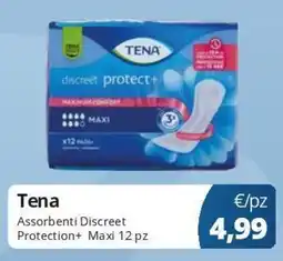 Acqua & Sapone Tena Assorbenti Discreet Protection+ Maxi 12 pz offerta