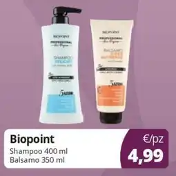 Acqua & Sapone Biopoint Shampoo Balsamo offerta