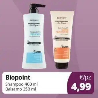 Acqua & Sapone Biopoint Shampoo Balsamo offerta