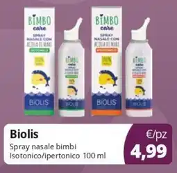 Acqua & Sapone Biolis Spray nasale bimbi Isotonico/ipertonico offerta