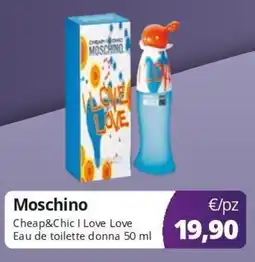 Acqua & Sapone Moschino Cheap&Chic I Love Love Eau de toilette donna offerta