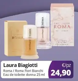 Acqua & Sapone Laura Biagiotti Roma/ Roma Fiori Bianchi Eau de toilette donna offerta