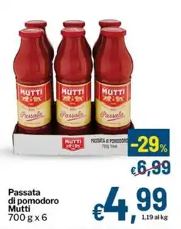 Qui Discount Passata di pomodoro Mutti offerta