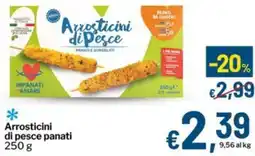 Qui Discount Arrosticini di pesce panati offerta