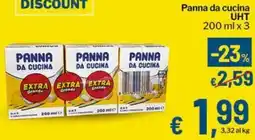 Qui Discount Panna da cucina UHT offerta