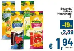 Qui Discount Bevanda/ Nettare Pfanner brik offerta