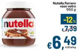 Qui Discount Nutella Ferrero vaso vetro offerta