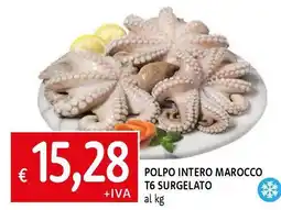 Galassia Polpo intero marocco t6 surgelato offerta