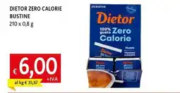 Galassia Dietor zero calorie bustine offerta