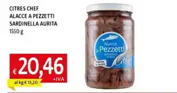 Galassia Citres chef alacce a pezzetti sardinella aurita offerta