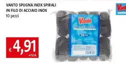 Galassia Vanto spugna inox spirali in filo di acciaio inox offerta