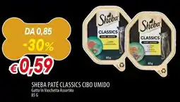 Galassia Sheba paté classics cibo umido offerta