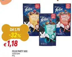 Galassia Felix party mix Snacks Gatto offerta